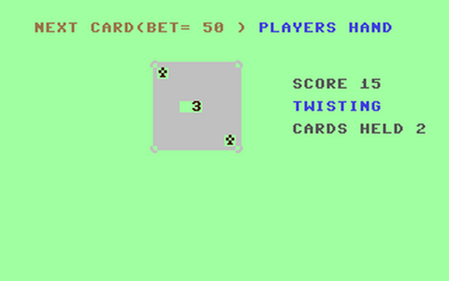 C64 GameBase Pontoon Cascade_Games_Ltd. 1984