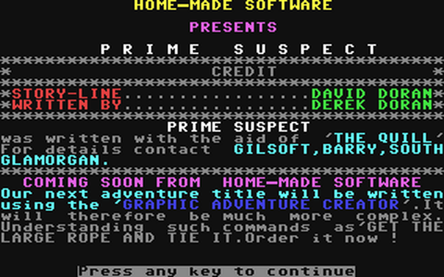 C64 GameBase Prime_Suspect (Public_Domain)