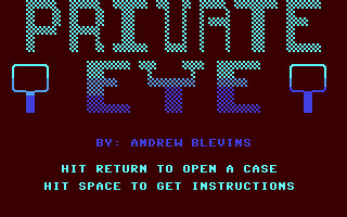 C64 GameBase Private_Eye (Public_Domain)