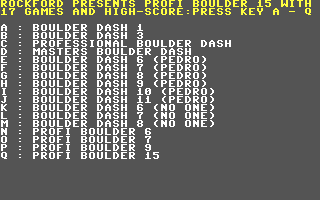 C64 GameBase Profi_Boulder_015 (Not_Published) 1991