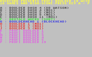 C64 GameBase Profi_Boulder_019 (Not_Published) 1991