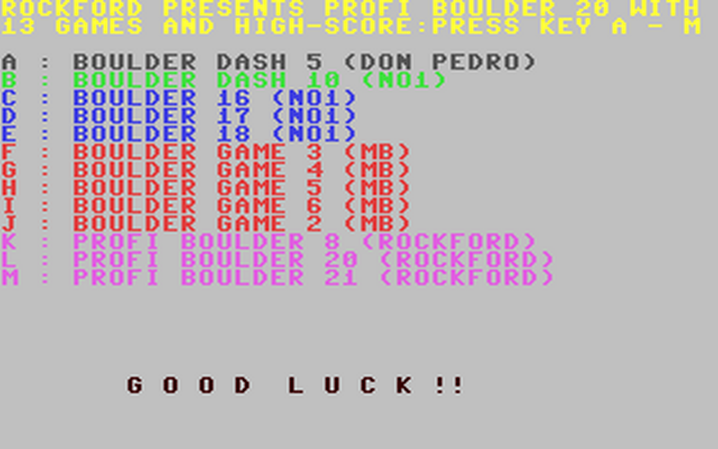 C64 GameBase Profi_Boulder_020-021 (Not_Published) 1991