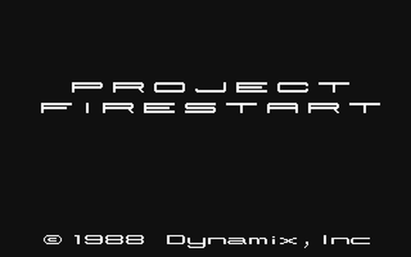 C64 GameBase Project_Firestart Electronic_Arts 1989