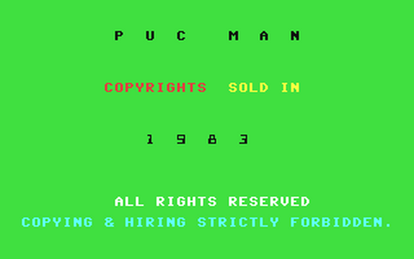 C64 GameBase Puc_Man 1983