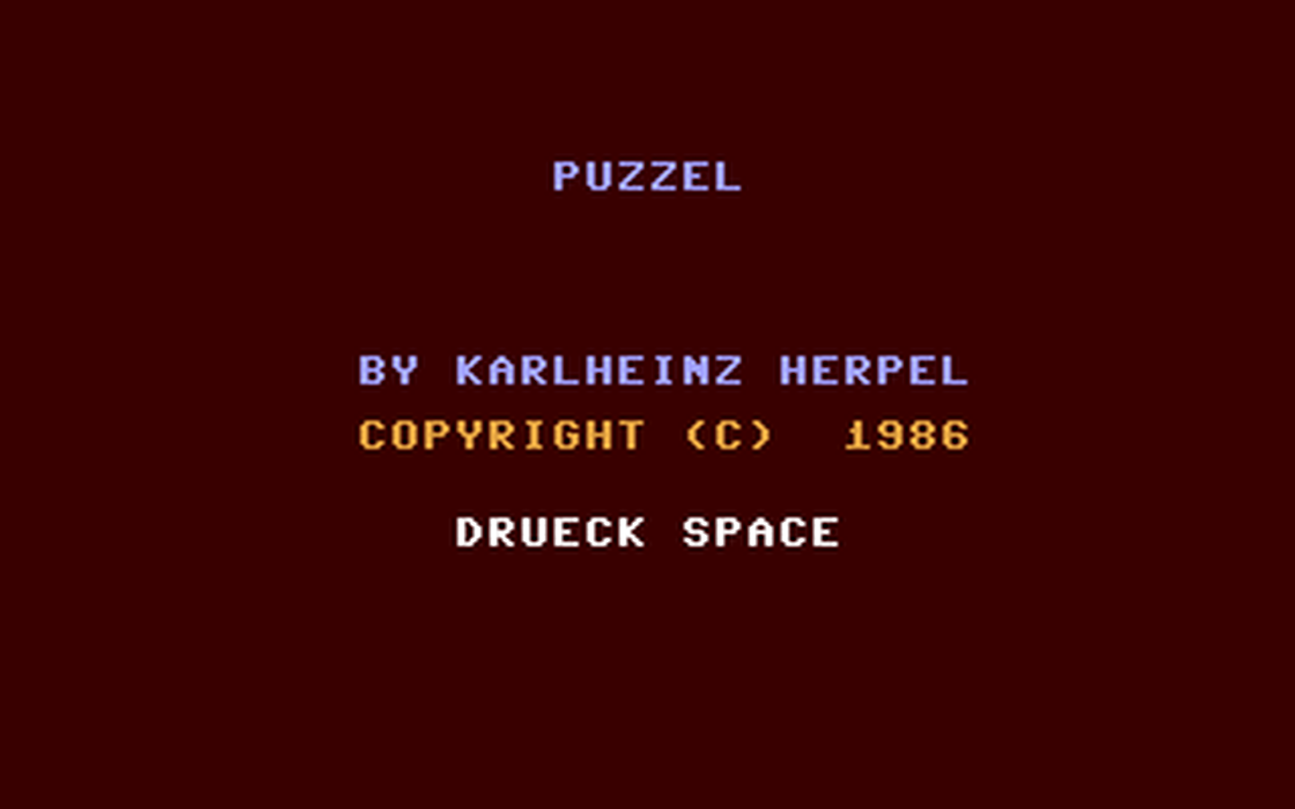 C64 GameBase Puzzel (Not_Published) 1986