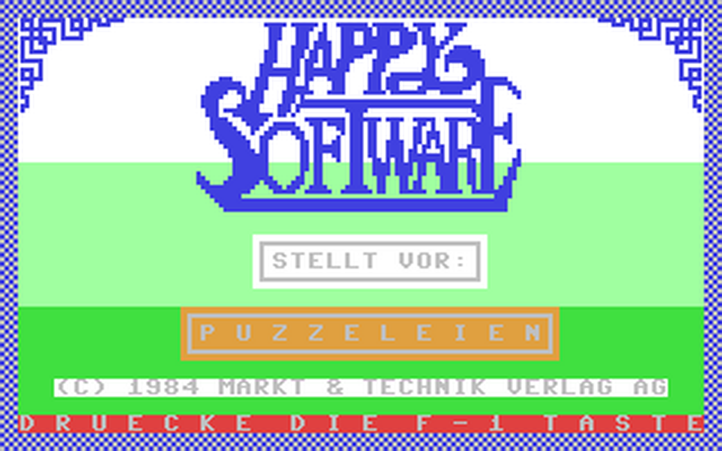 C64 GameBase Puzzeleien Happy_Software_[Markt_&_Technik] 1984
