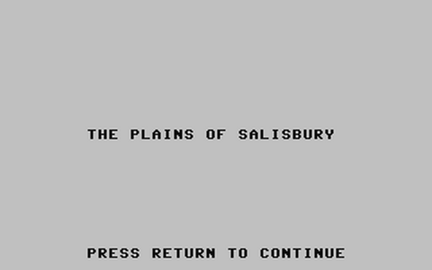 C64 GameBase Plains_of_Salisbury,_The Emerald_Valley_Publishing_Co./Home_Computer_Magazine 1985