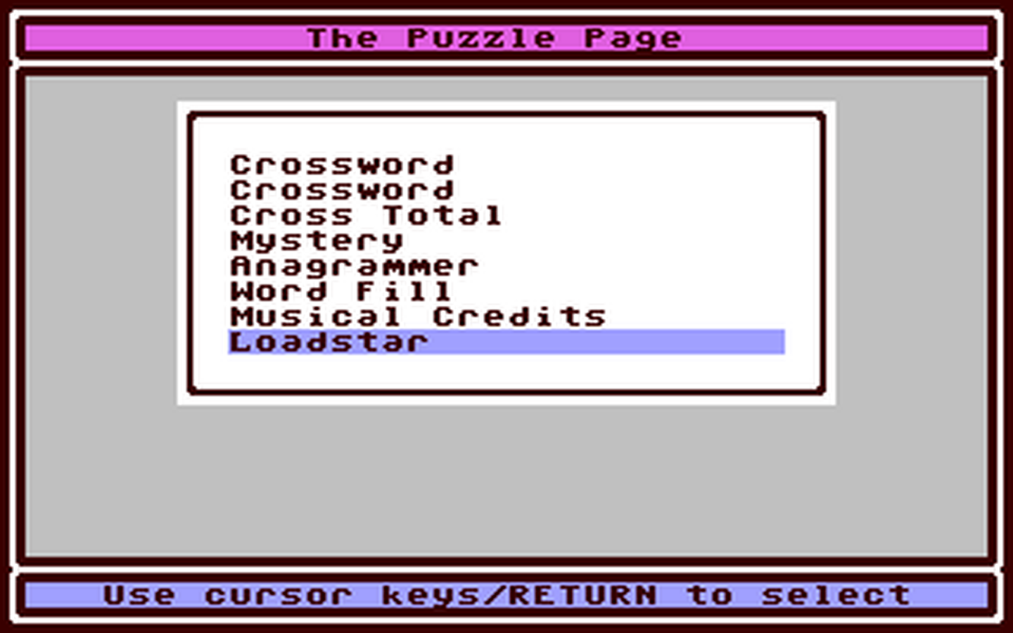 C64 GameBase Puzzle_Page_#090,_The Loadstar/Softdisk_Publishing,_Inc. 1991
