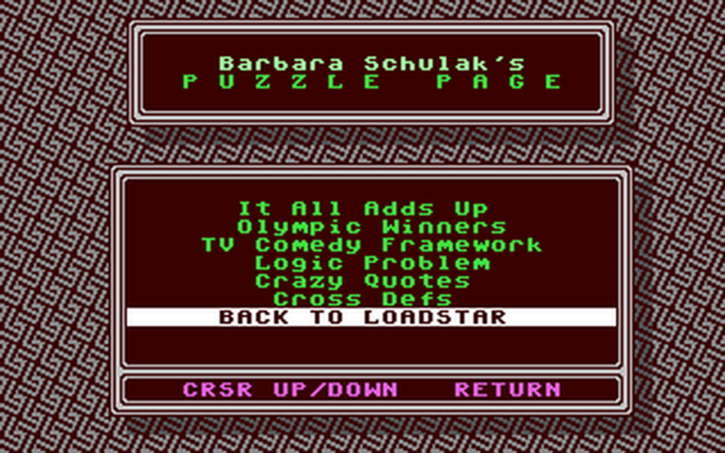 C64 GameBase Puzzle_Page_#144,_The Loadstar/J_&_F_Publishing,_Inc. 1996