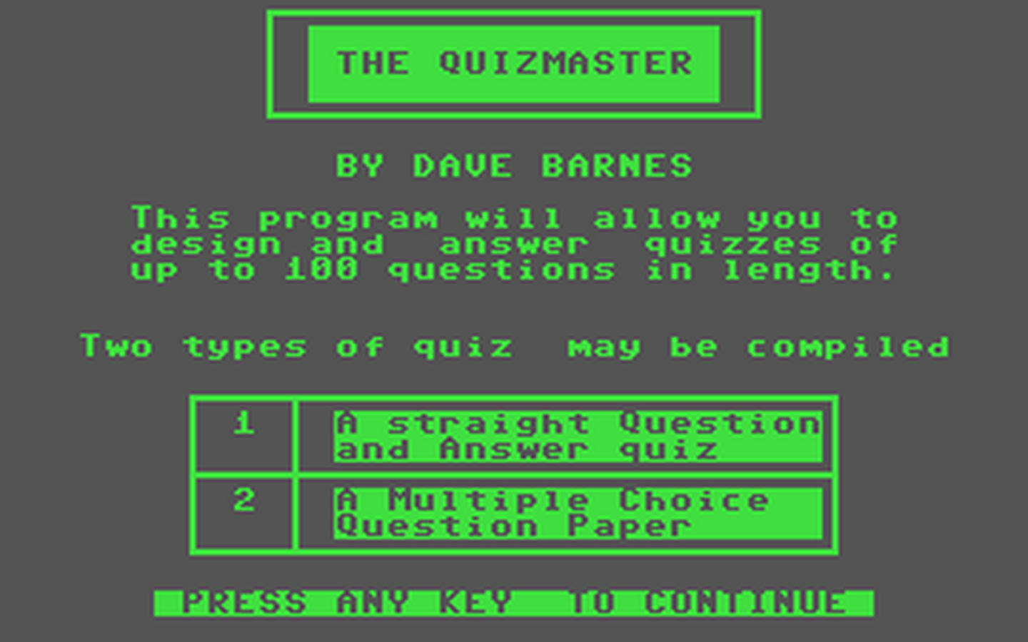 C64 GameBase Quizmaster,_The Argus_Press_Software_(APS)/64_Tape_Computing 1985