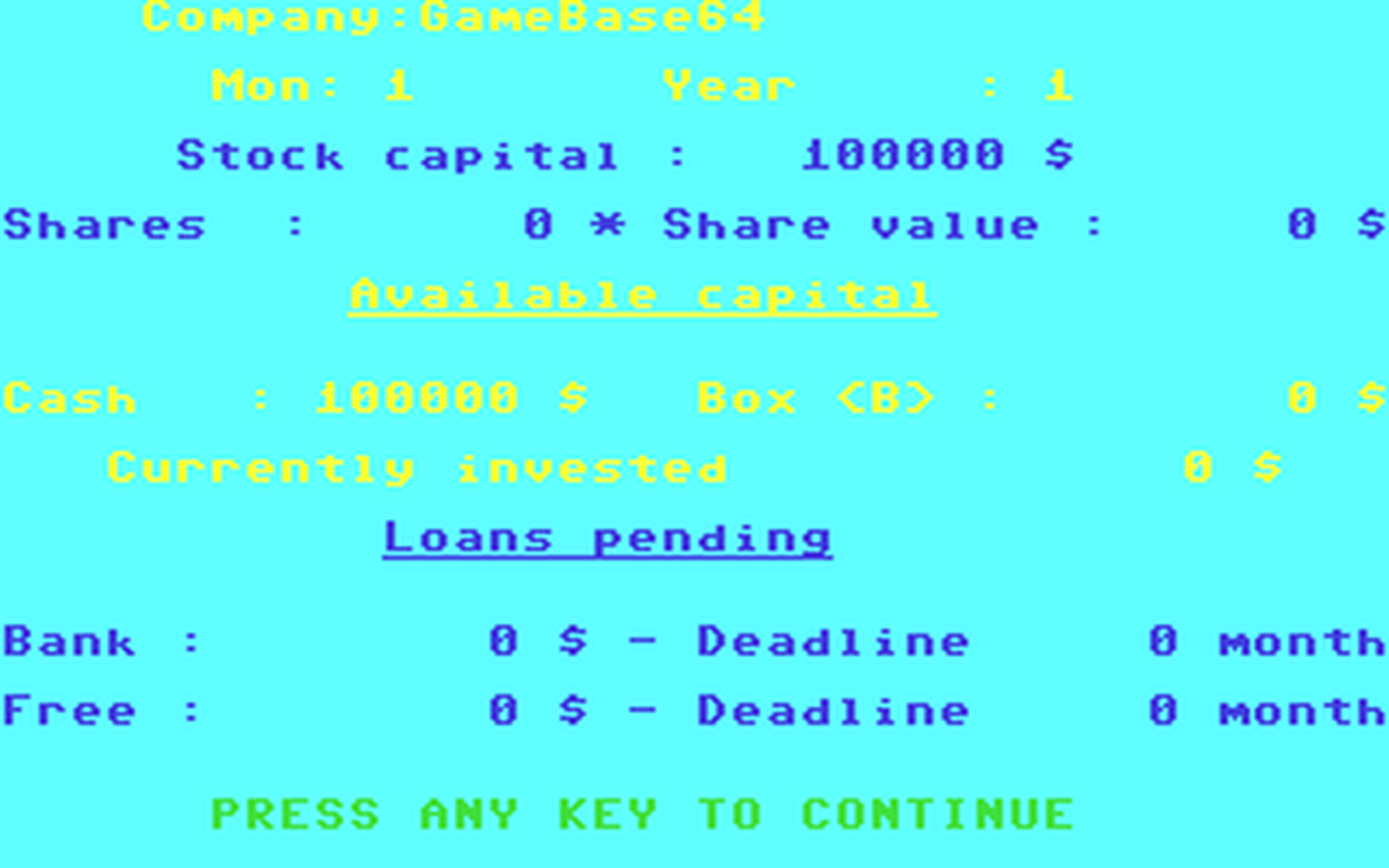 C64 GameBase Risky_Holding (Not_Published) 2021