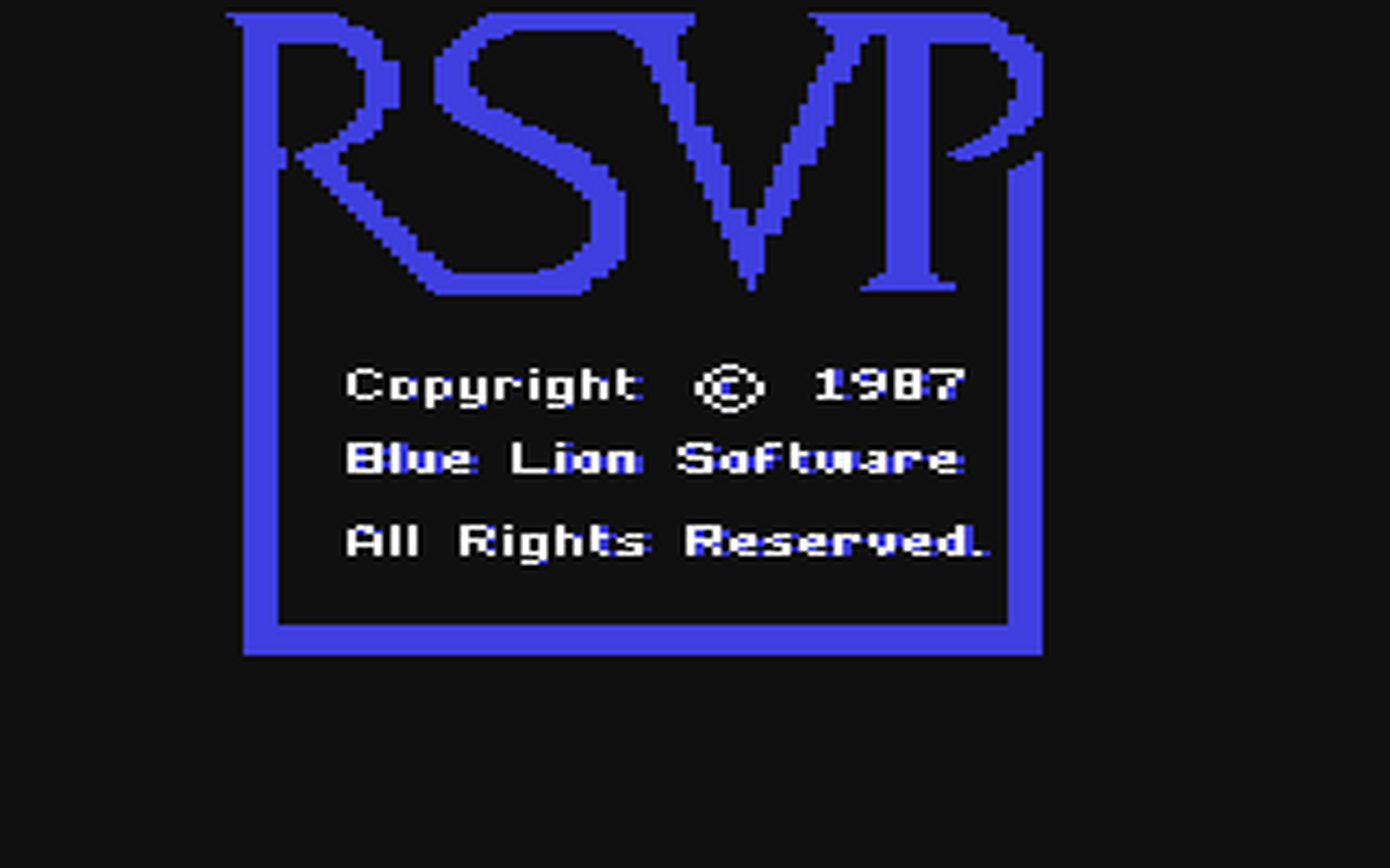 C64 GameBase RSVP Blue_Lion_Software 1987