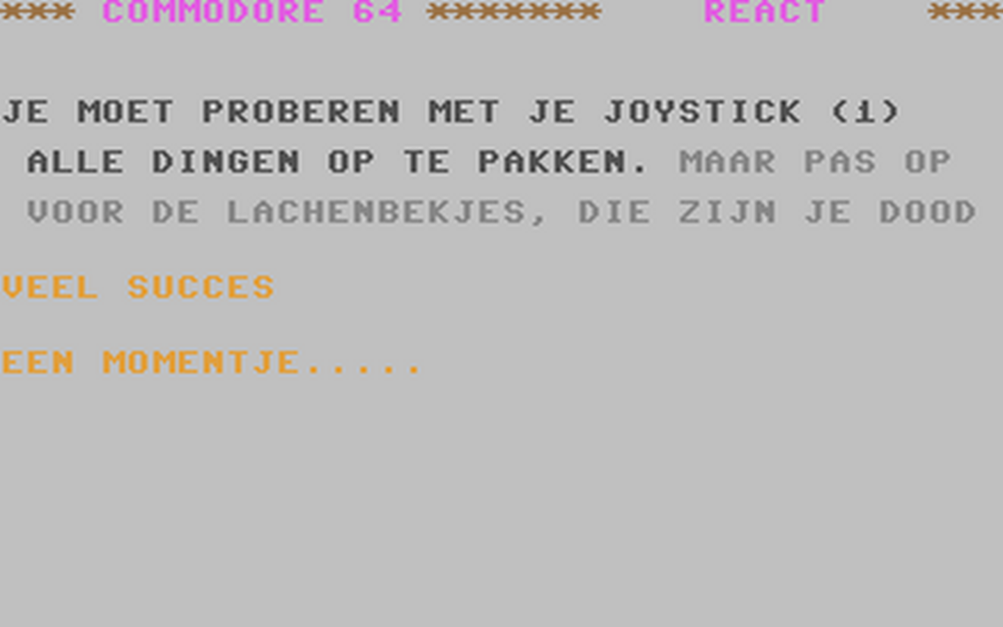 C64 GameBase React Courbois_Software 1984