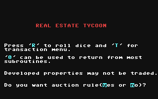 C64 GameBase Real_Estate_Tycoon