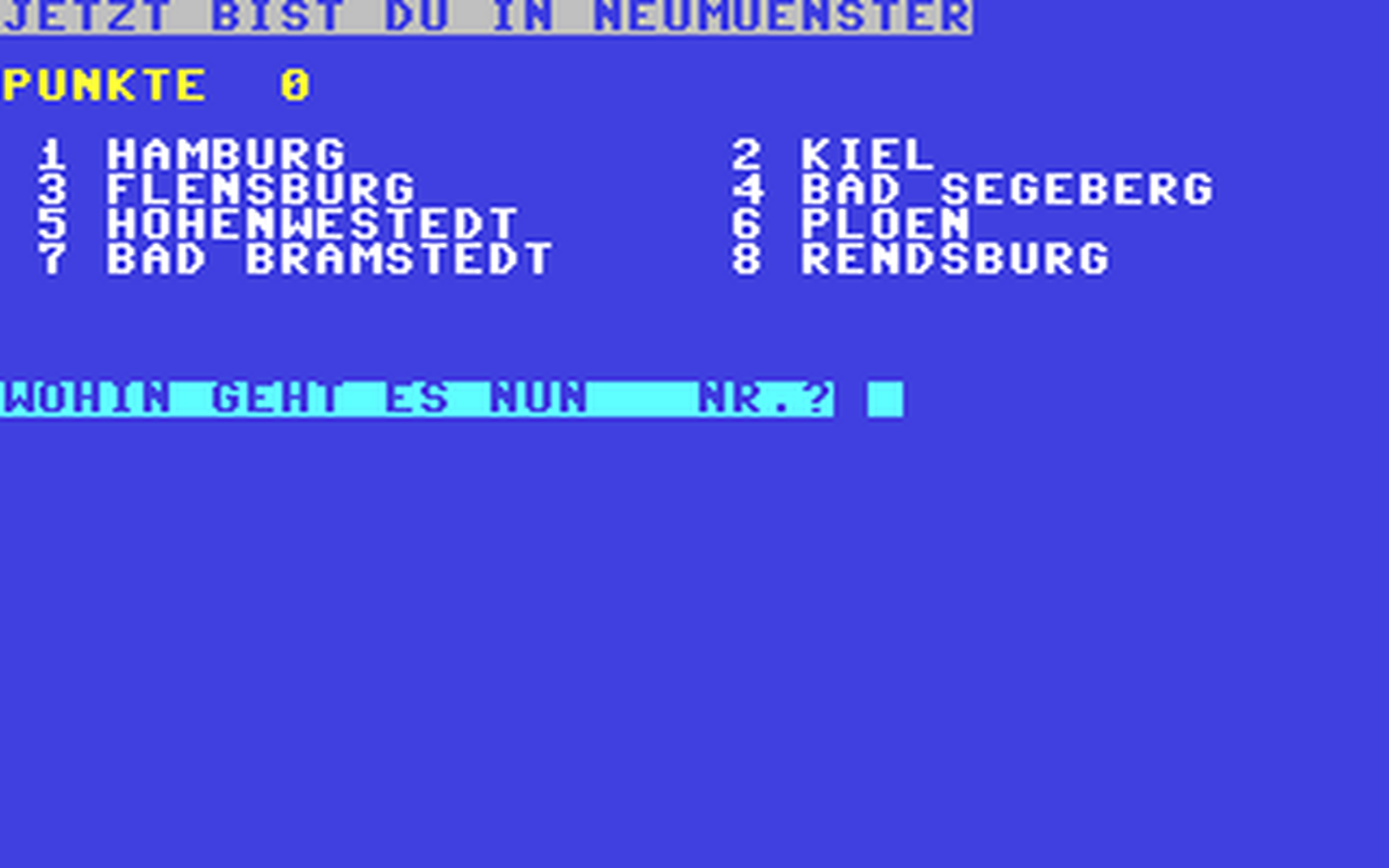 C64 GameBase Reisespiel