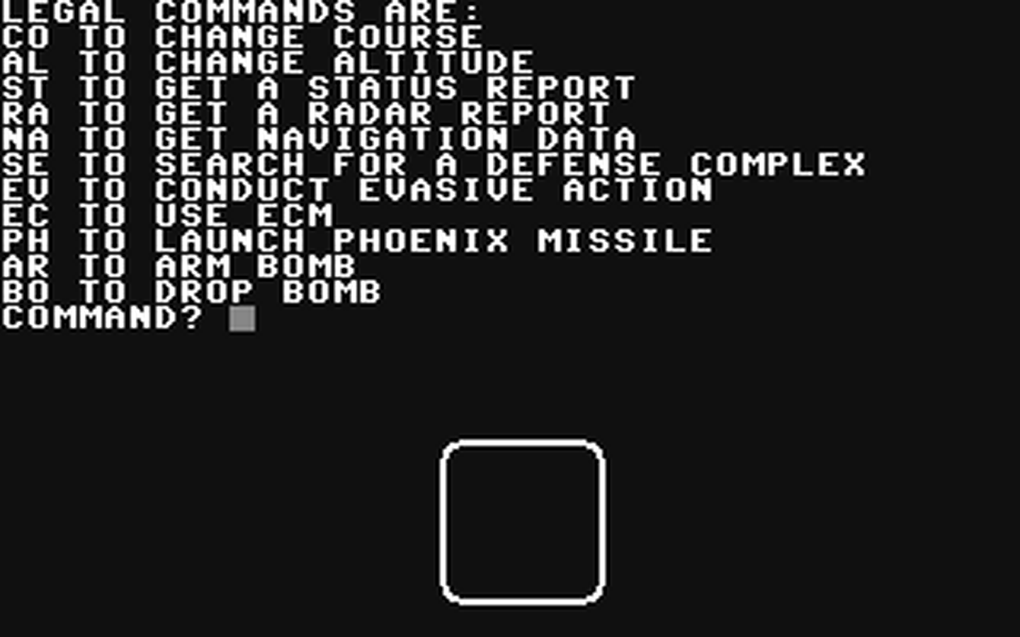 C64 GameBase Renegade_F-16 Luna_Software 1982