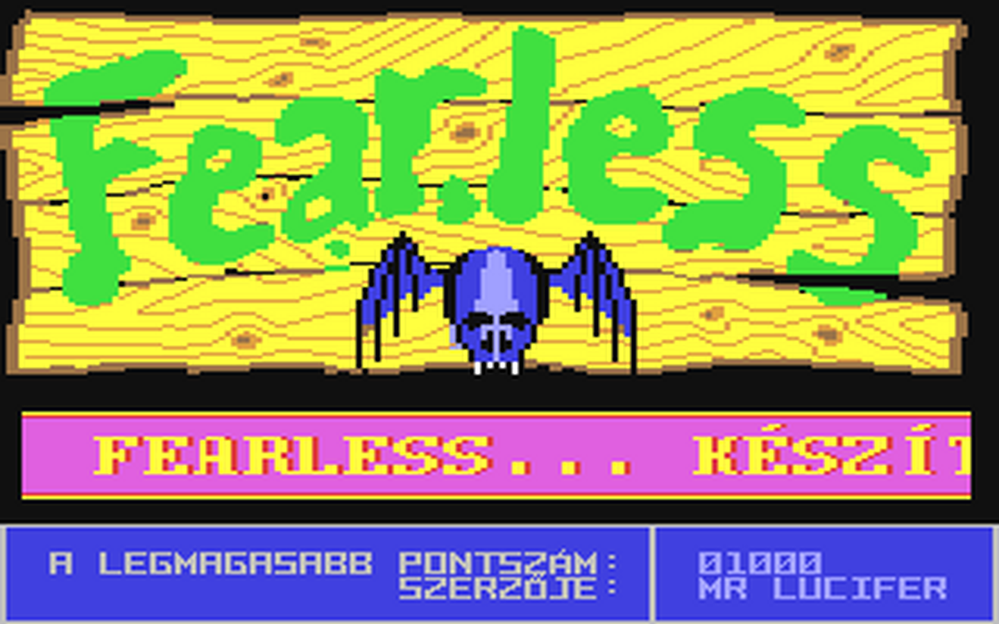 C64 GameBase Rettenthetetlen_-_Fearless Novotrade 1990