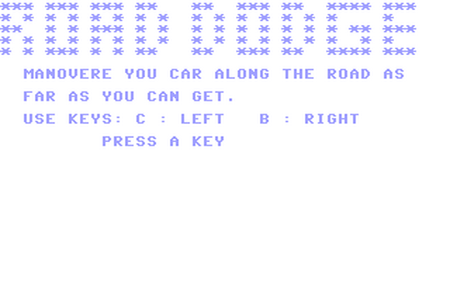 C64 GameBase Road_Dodge Argus_Specialist_Publications_Ltd./Home_Computing_Weekly 1984