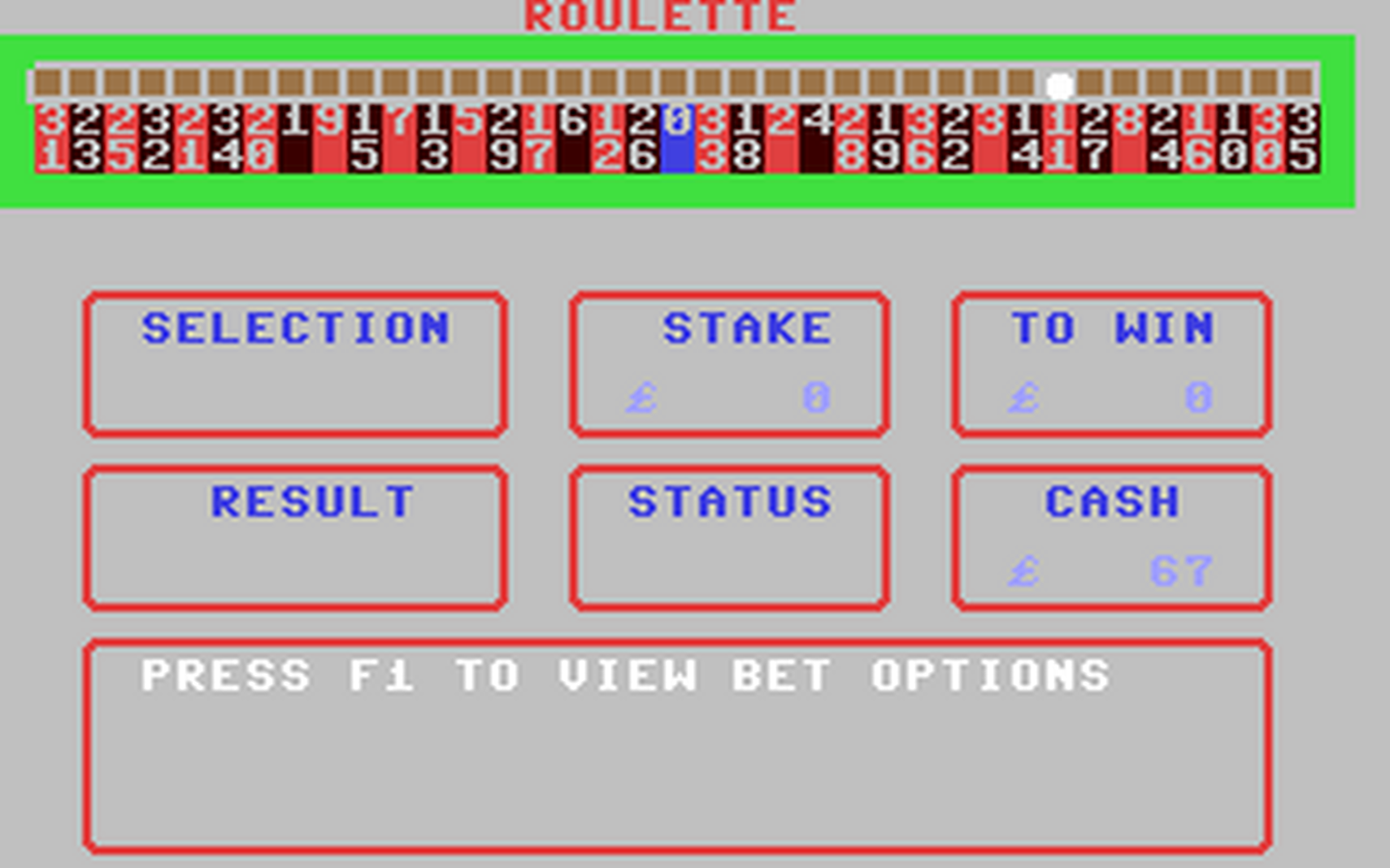 C64 GameBase Roulette (Public_Domain) 1987