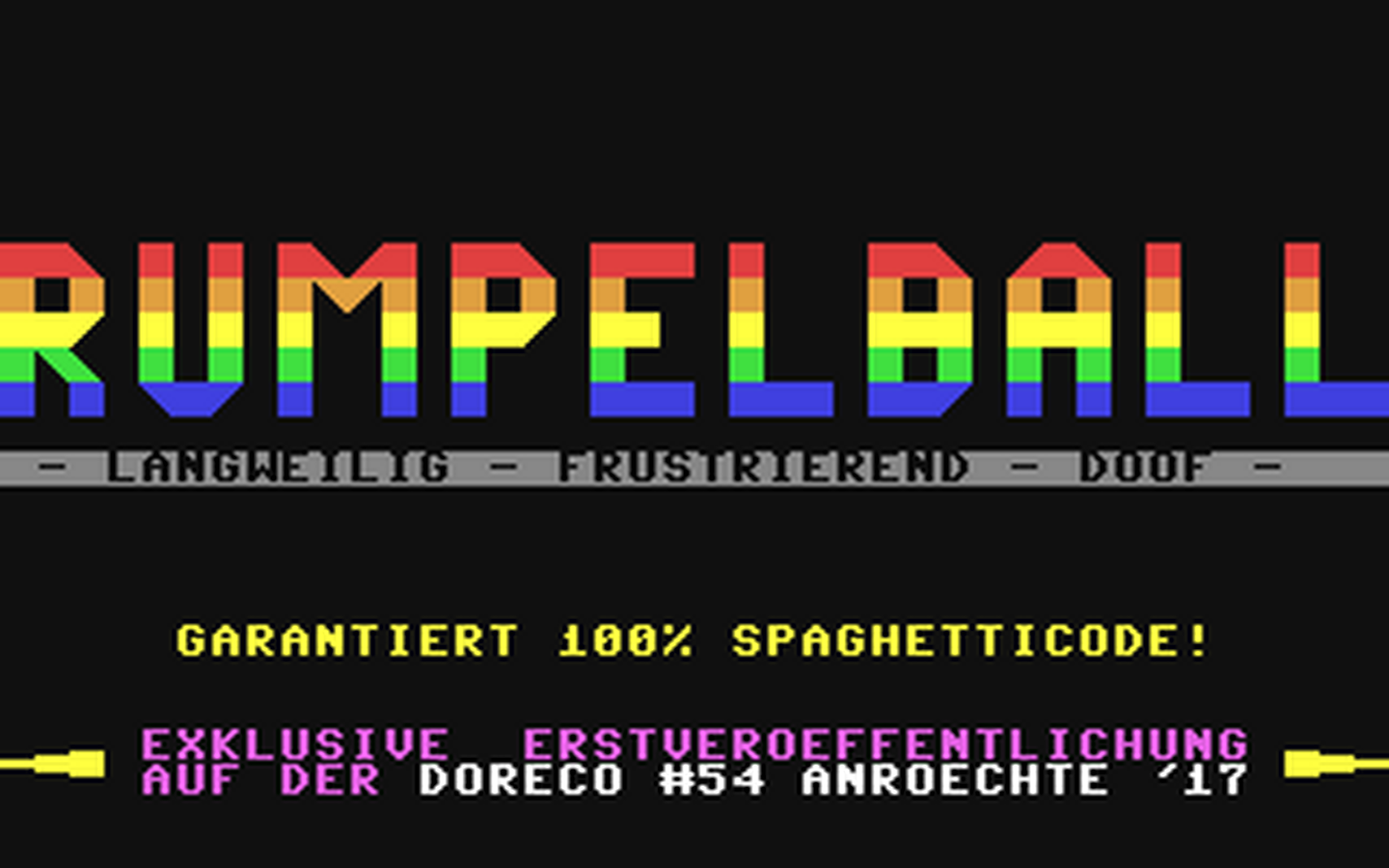 C64 GameBase Rumpelball (Public_Domain) 2017