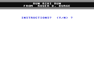 C64 GameBase Run_Riki_Run (Public_Domain)