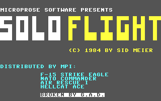 C64 GameBase Solo_Flight_(Enhanced) MicroProse_Software 1984