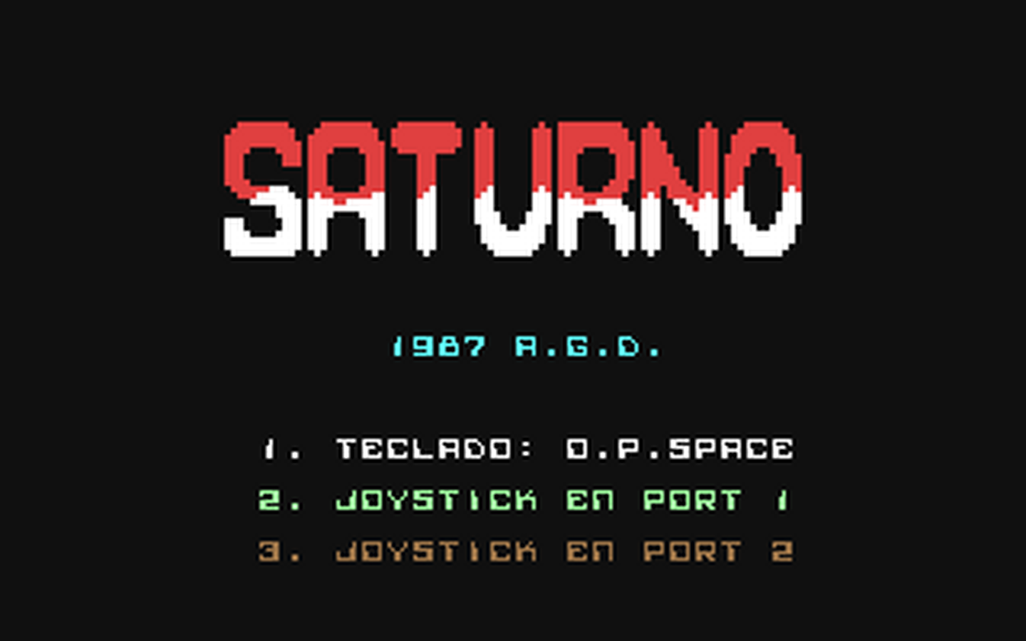 C64 GameBase Saturno Grupo_de_Trabajo_Software_(GTS)_s.a./Commodore_Computer_Club 1987