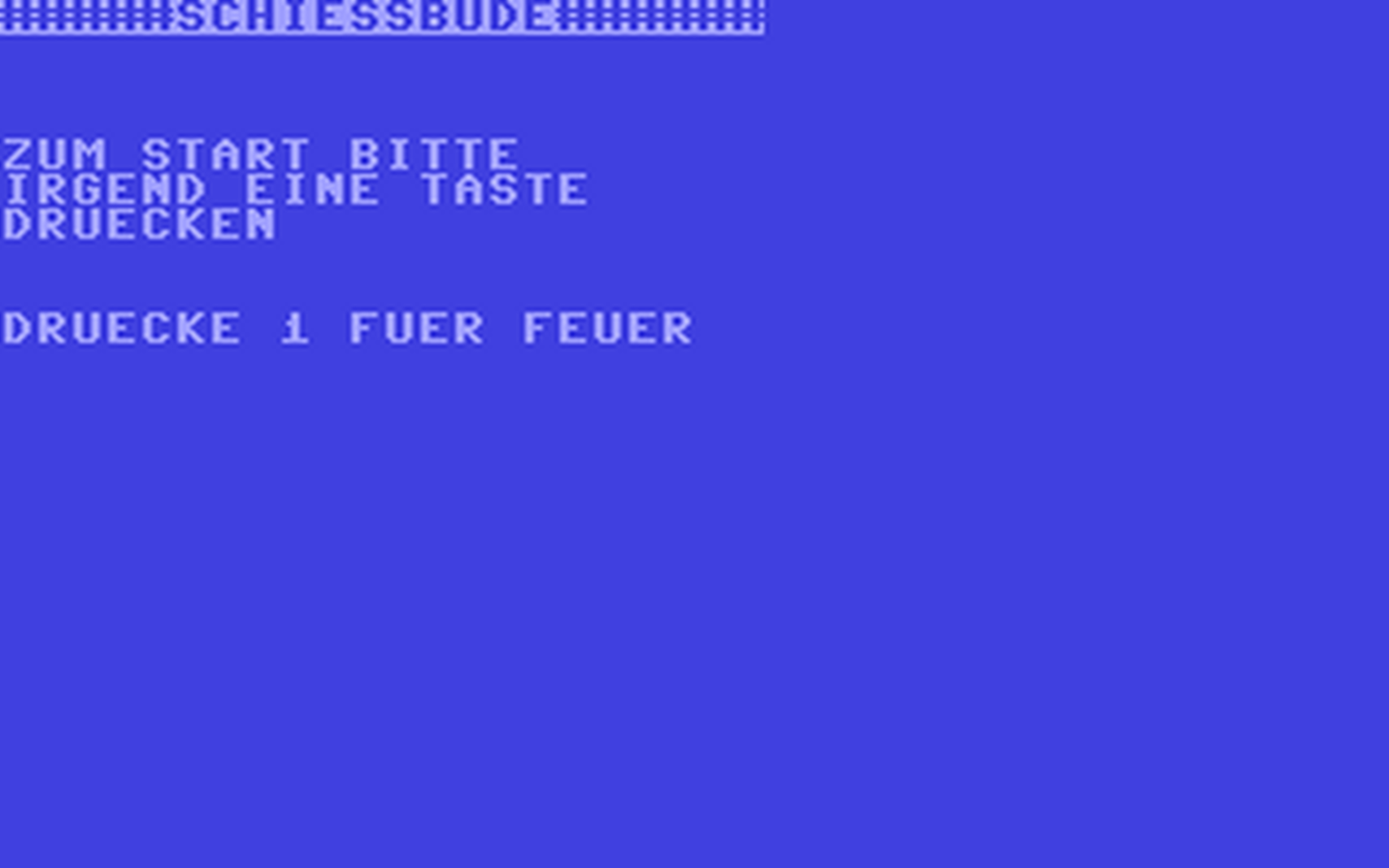 C64 GameBase Schiessbude