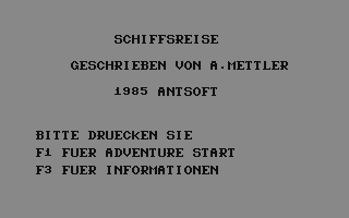C64 GameBase Schiffsreise (Public_Domain) 1985
