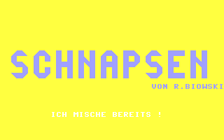 C64 GameBase Schnapsen