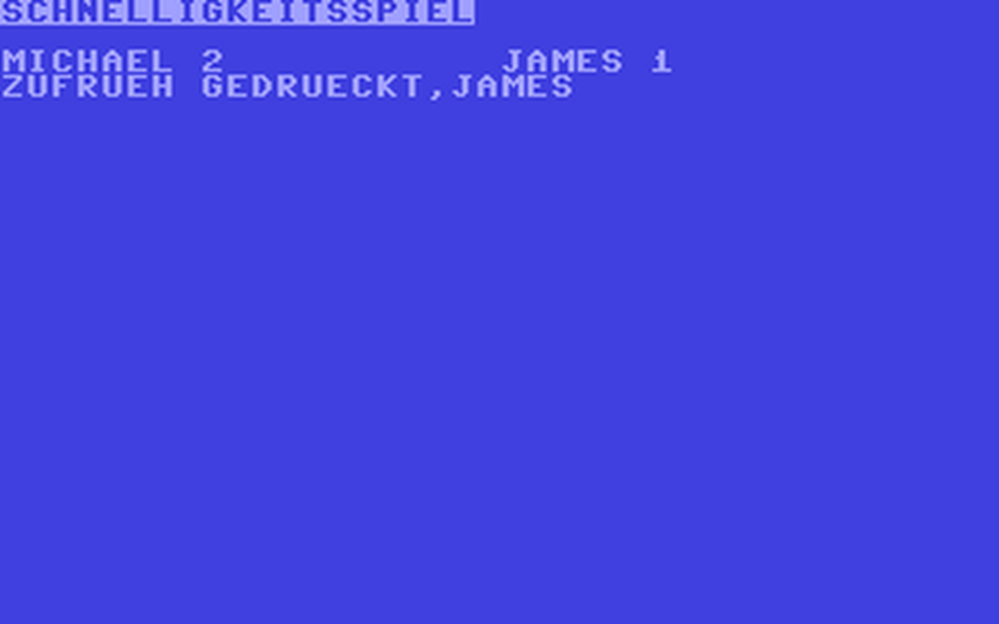 C64 GameBase Schnelligkeitsspiel