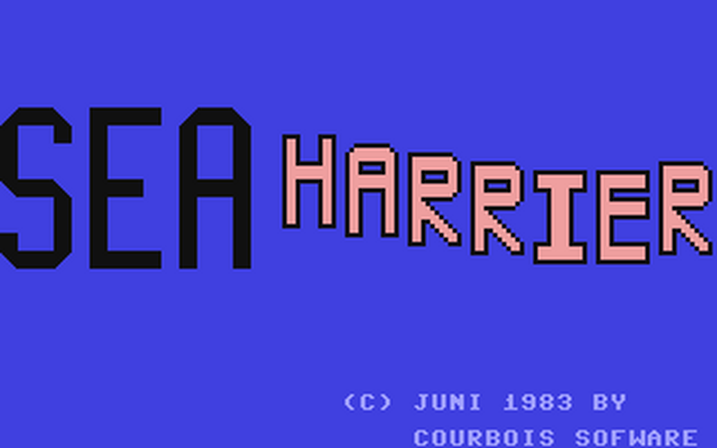 C64 GameBase Sea_Harrier Courbois_Software 1983