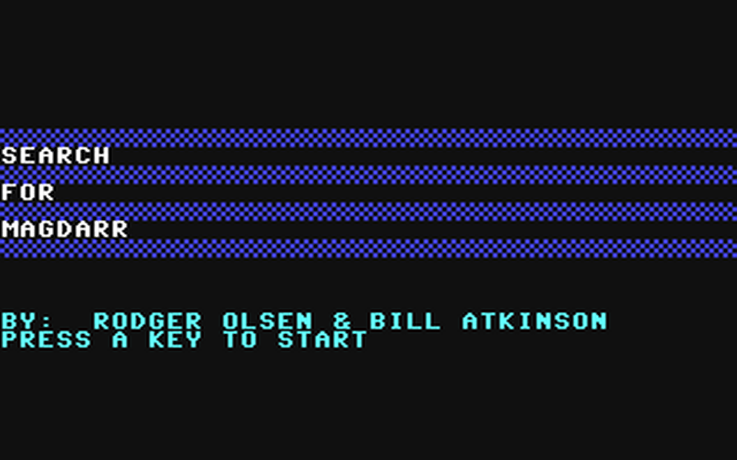 C64 GameBase Search_for_Magdarr Aardvark_Action_Software 1983