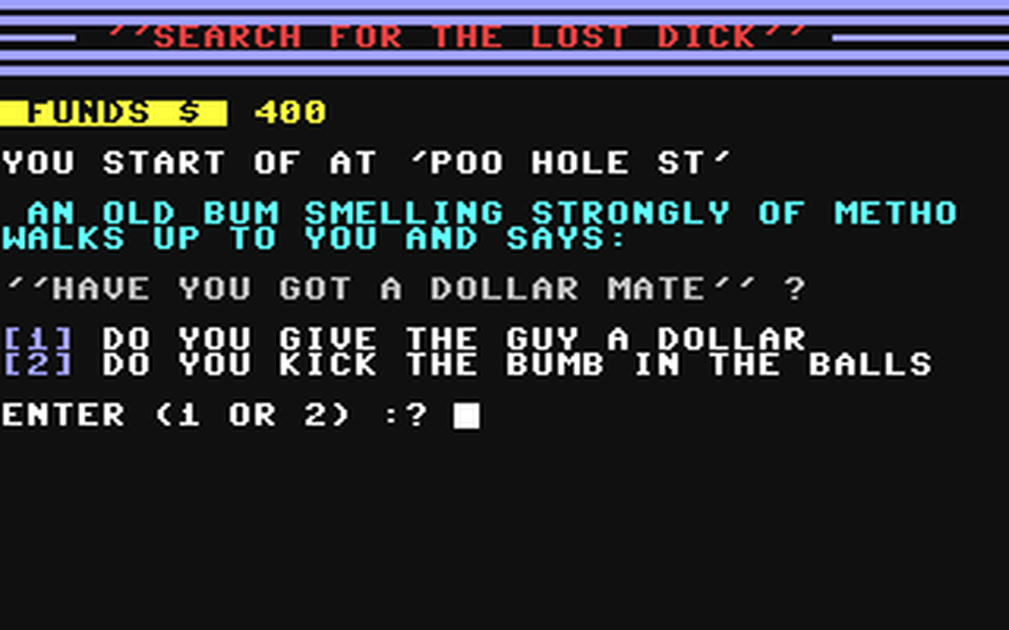 C64 GameBase Search_for_the_Lost_Dick Vortex_Software_House 1993