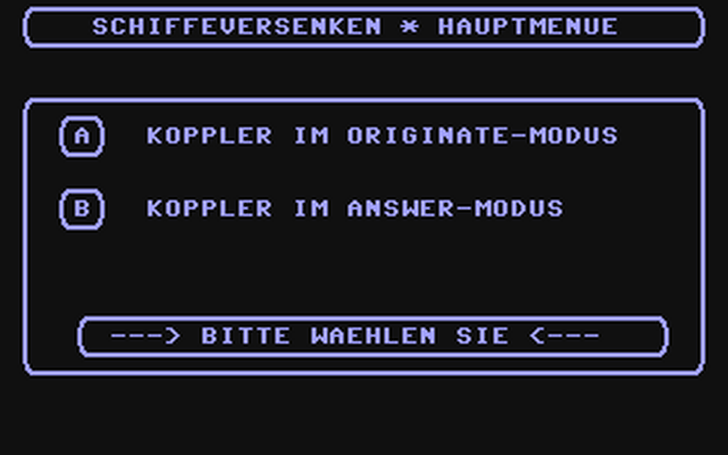 C64 GameBase Seeschlacht_-_Schiffeversenken Markt_&_Technik/64'er 1985