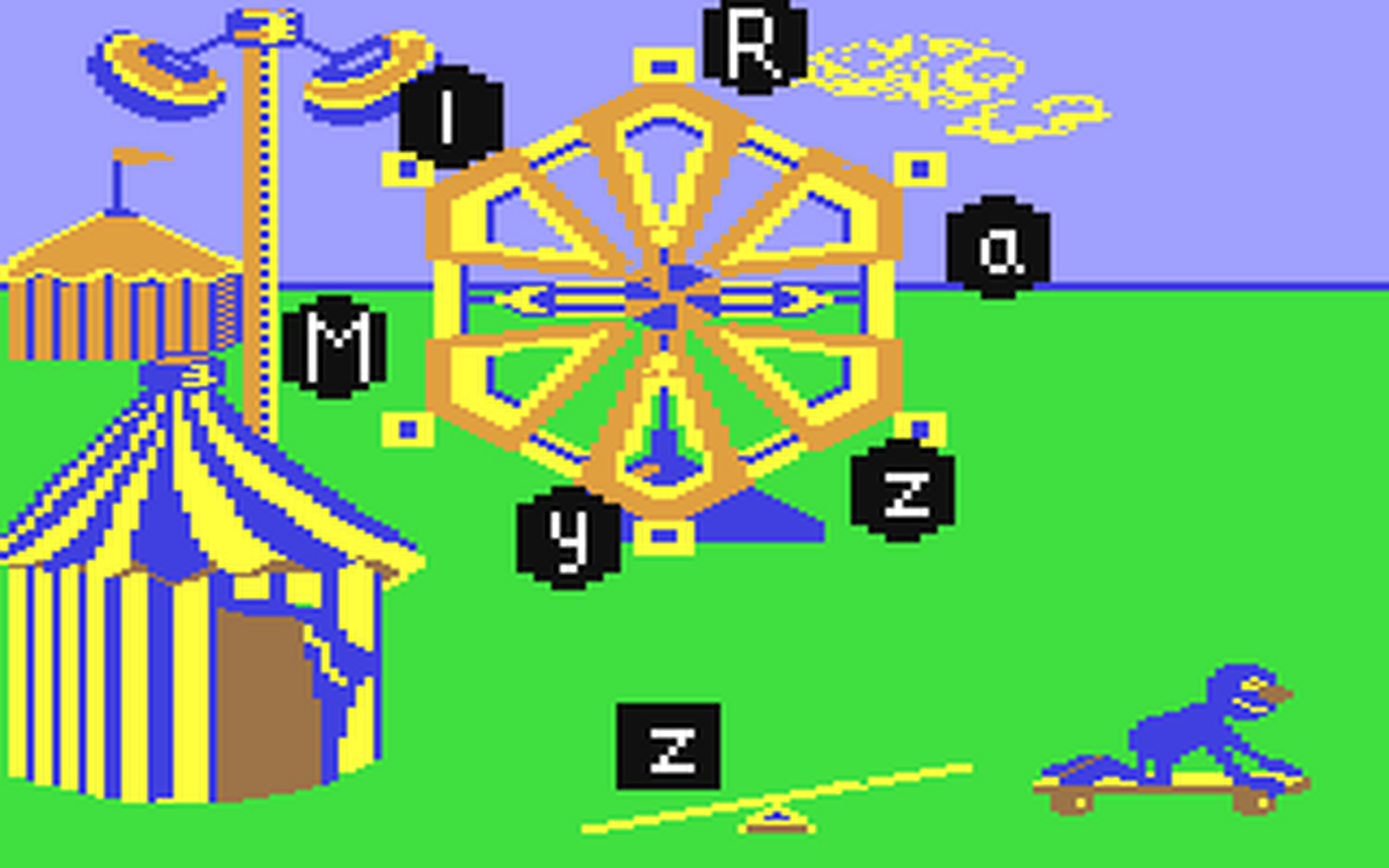 C64 GameBase Sesame_Street_-_Letter-Go-Round Hi_Tech_Expressions 1988