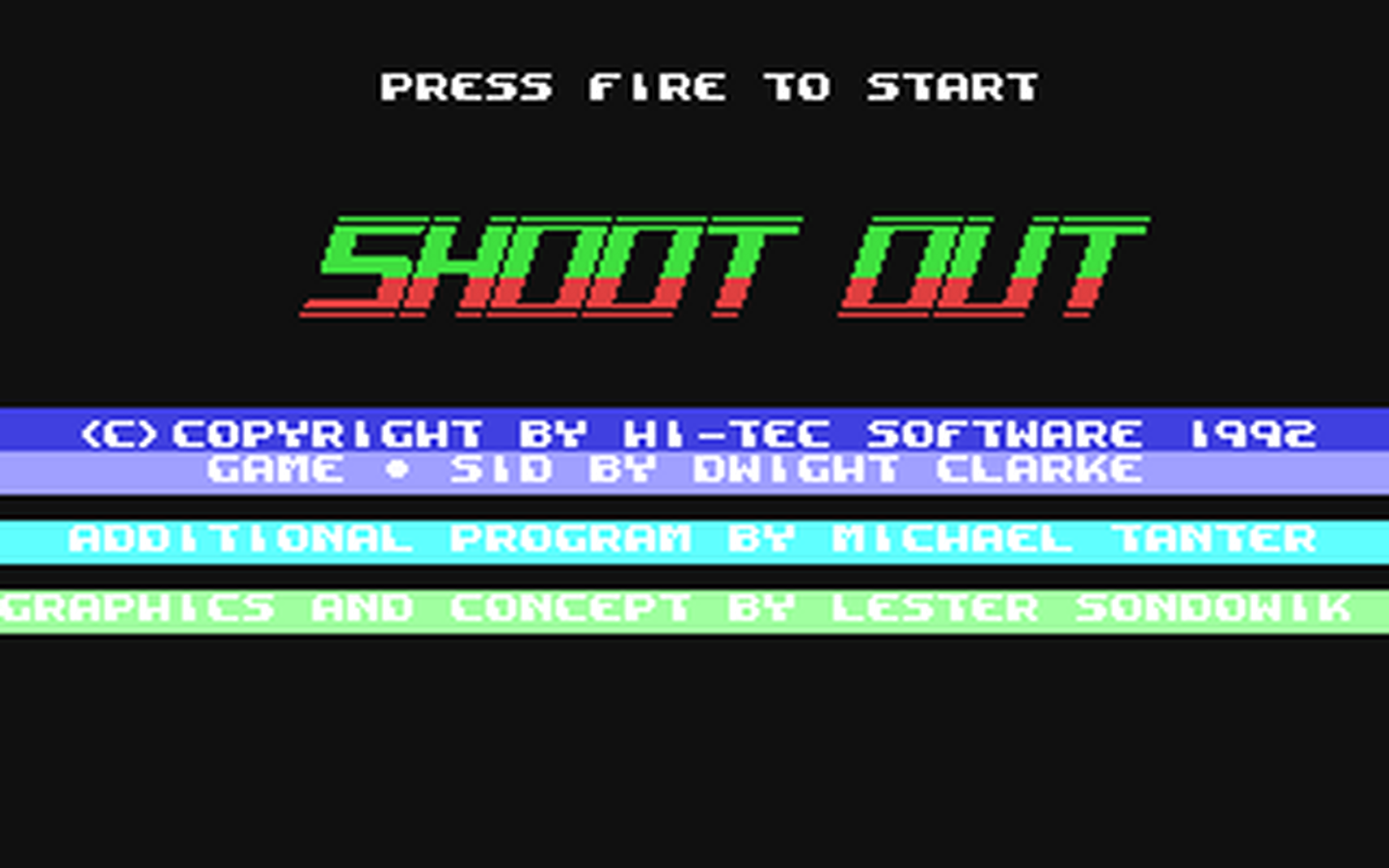 C64 GameBase Shoot_Out [Hi-Tec_Software] 1992
