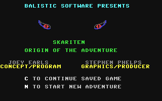 C64 GameBase Skariten Balistic_Software 1987