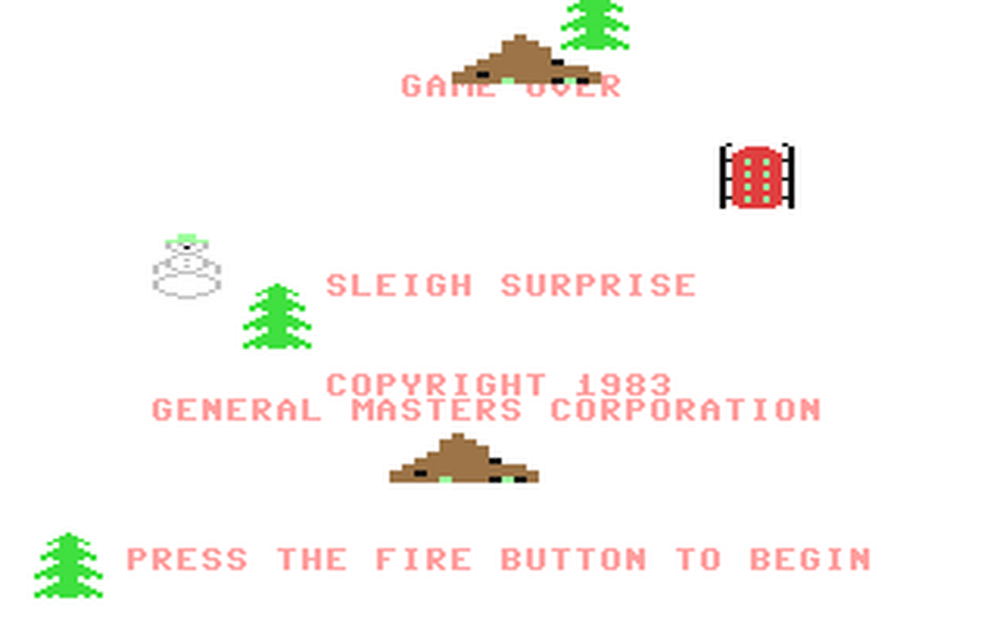 C64 GameBase Sleigh_Surprise K-Tek/K-Tel_Software_Inc. 1983