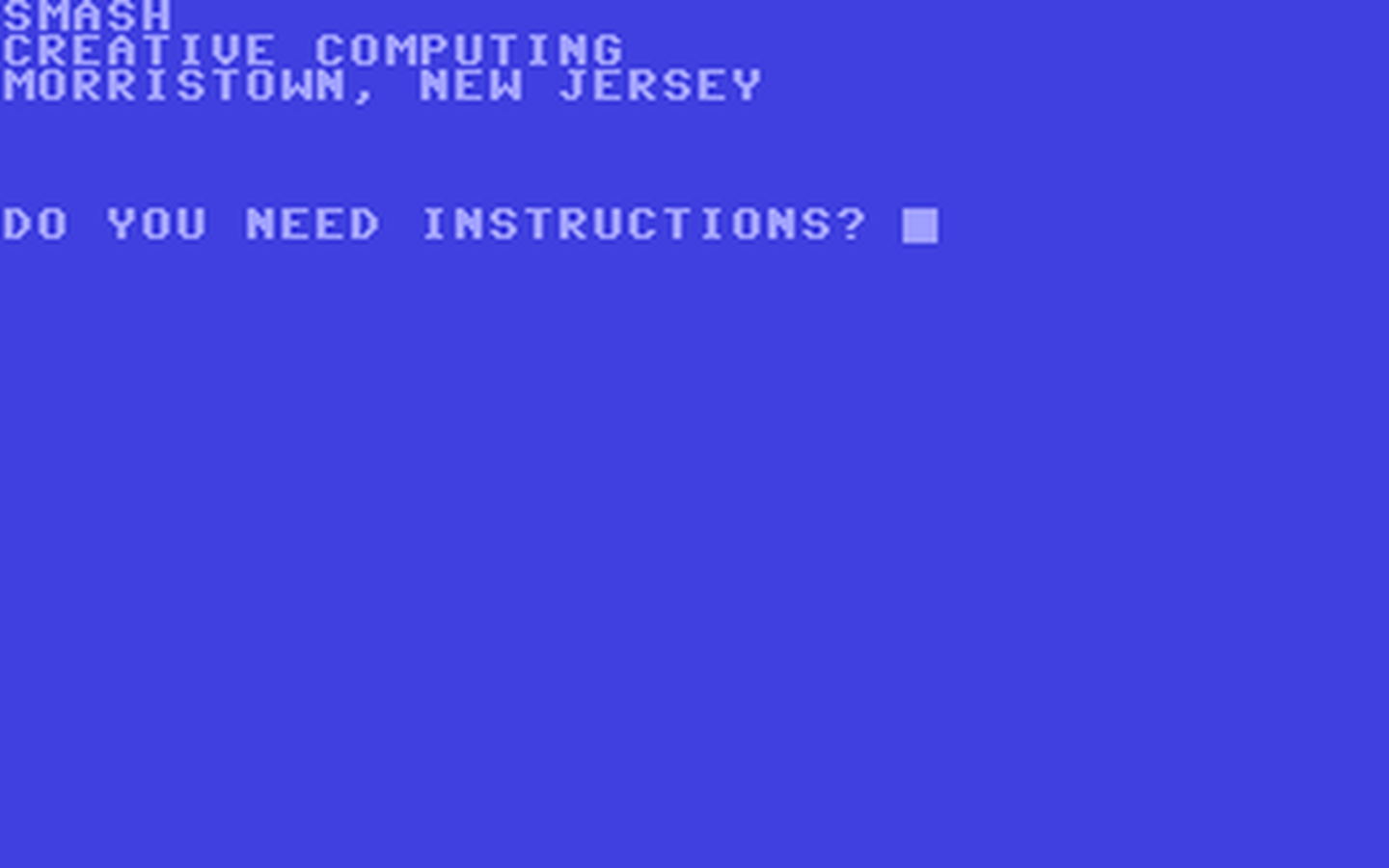 C64 GameBase Smash Creative_Computing 1979