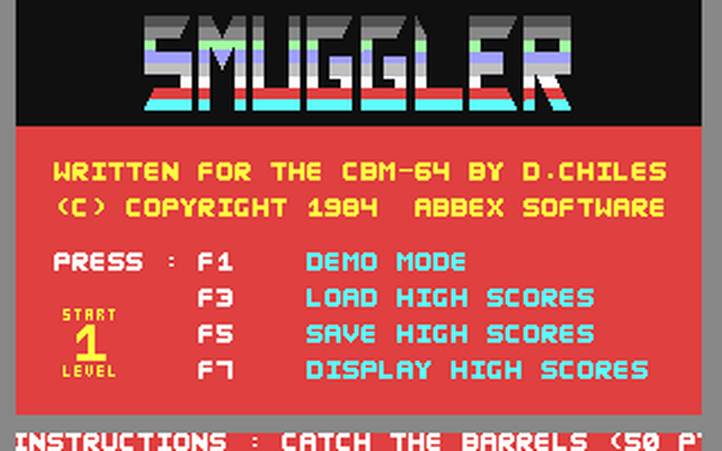 C64 GameBase Smuggler Abbex_Software 1984