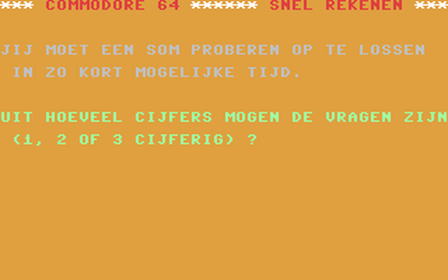 C64 GameBase Snel_Rekenen Courbois_Software