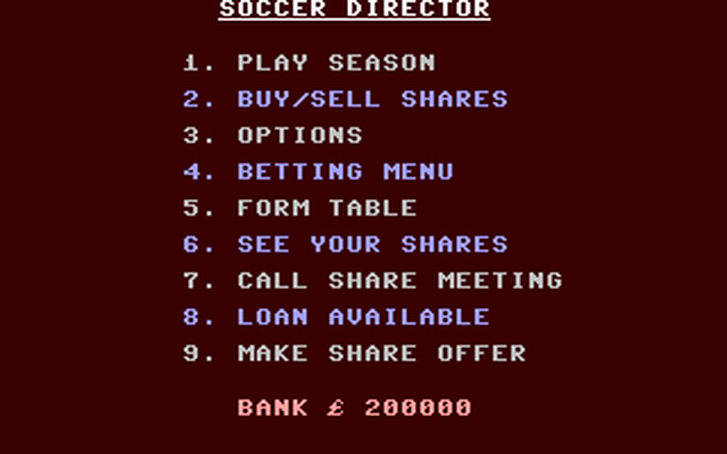C64 GameBase Soccer_Director GTI_Software