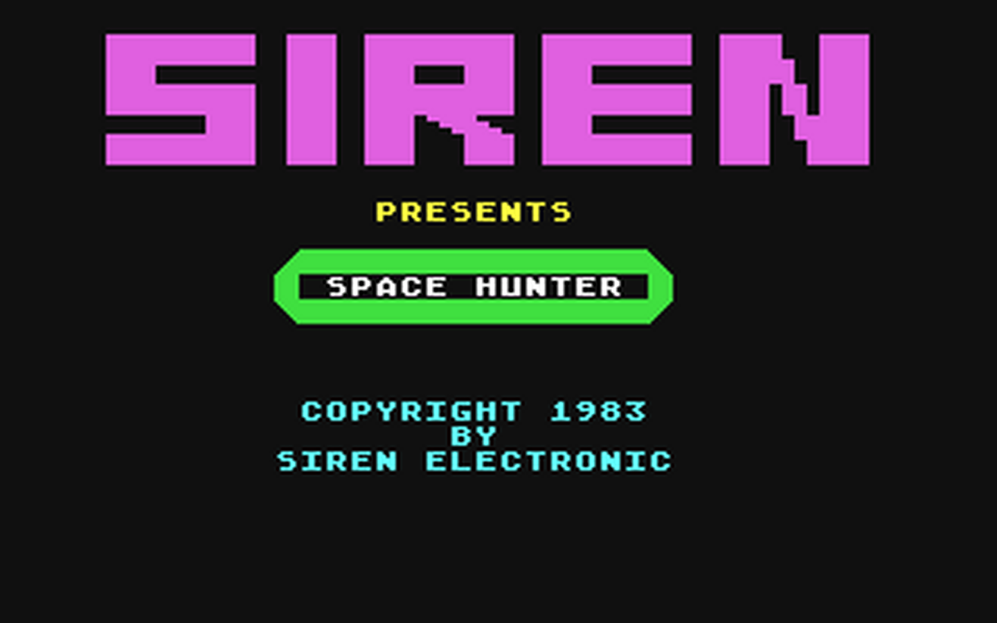 C64 GameBase Space_Hunter (Not_Published)