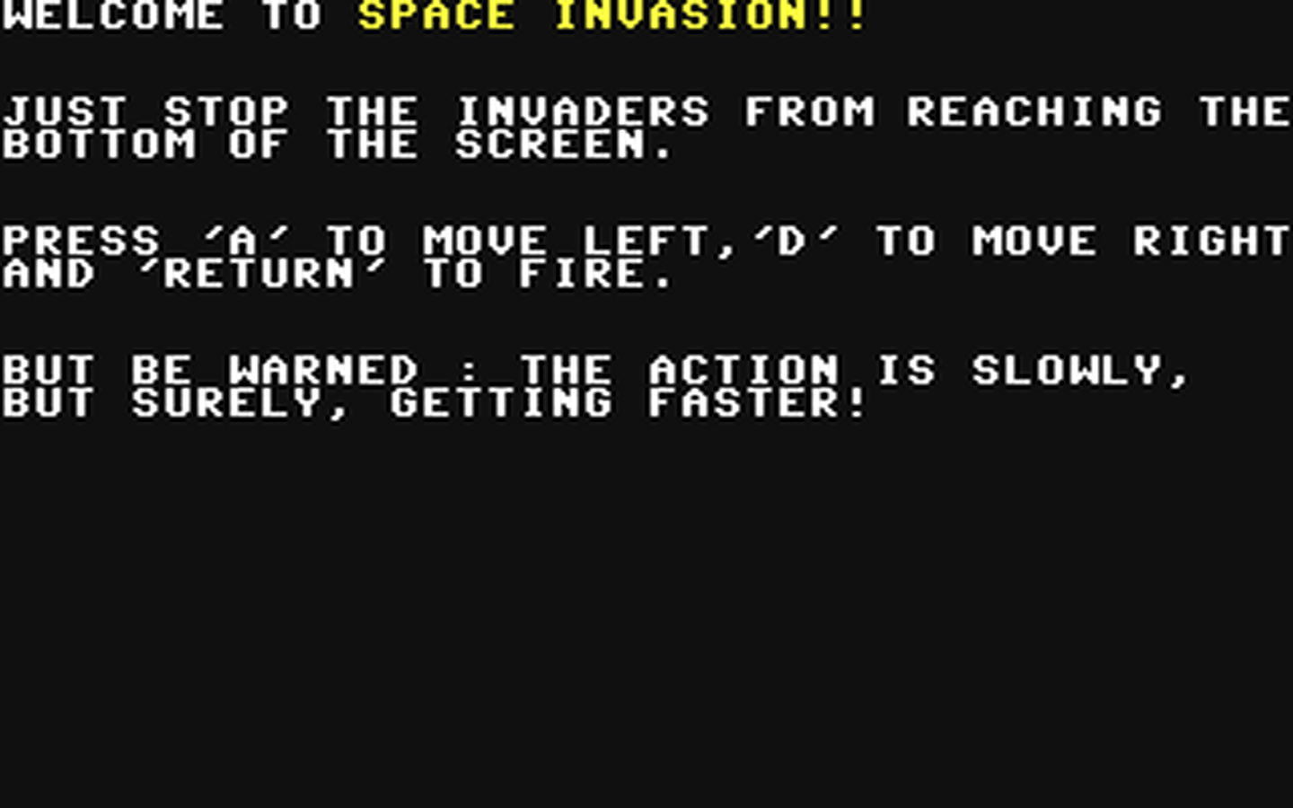 C64 GameBase Space_Invasion Duckworth_Home_Computing 1984