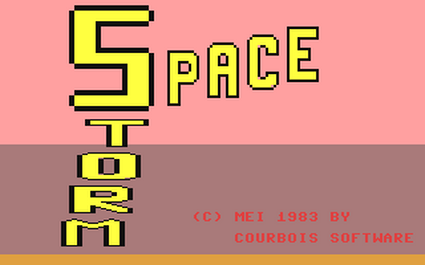 C64 GameBase Space_Storm Courbois_Software 1983