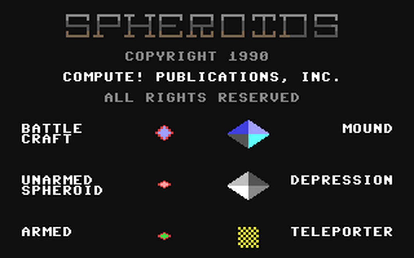 C64 GameBase Spheroids COMPUTE!_Publications,_Inc./COMPUTE!'s_Gazette 1990