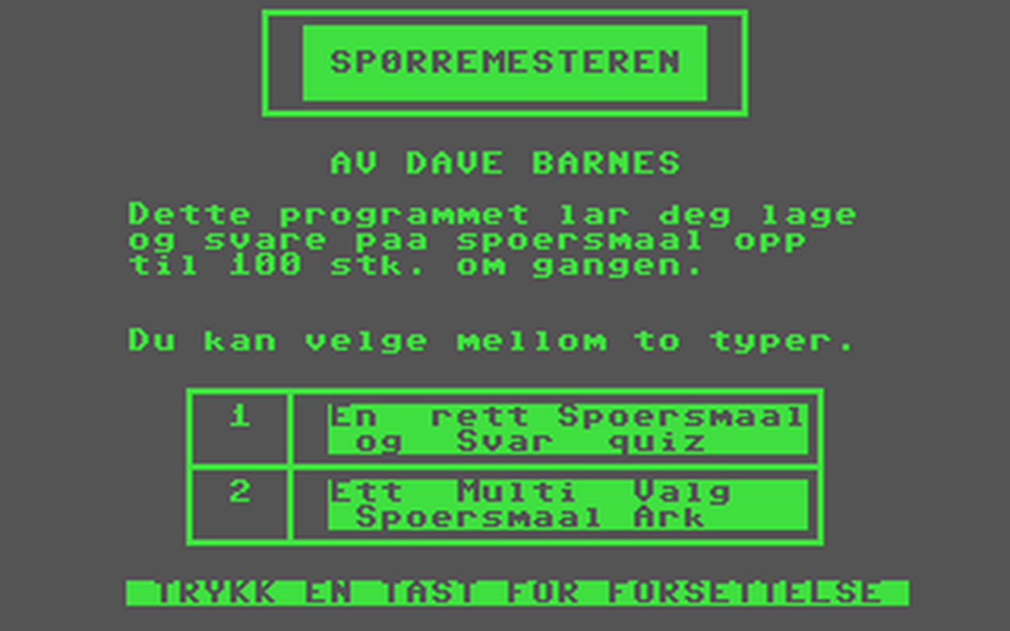 C64 GameBase Sporremesteren