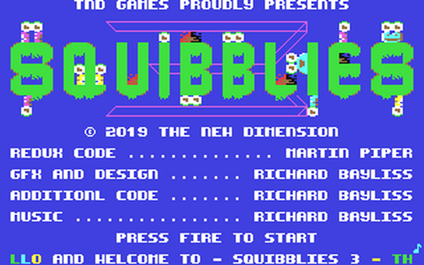 C64 GameBase Squibblies_III_-_Revenge_of_Mucus The_New_Dimension_(TND) 2019