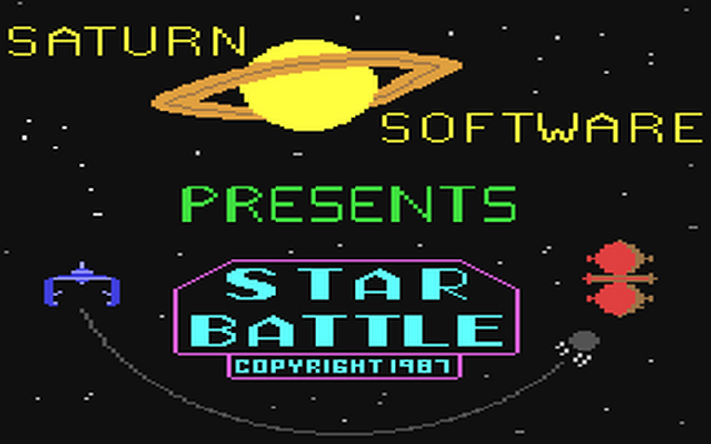 C64 GameBase Star_Battle Saturn_Software 1987